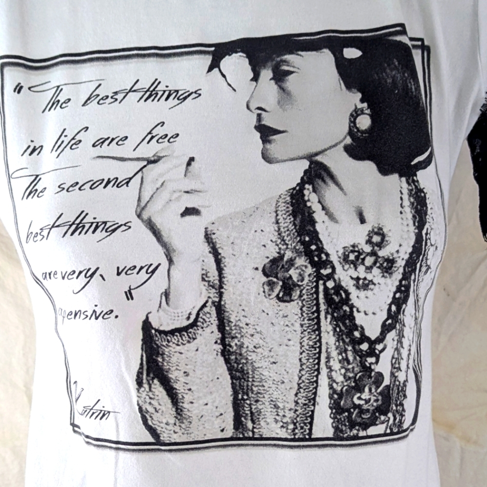 The Best Things In Life Are Free -  Second Best Are Very Expensive Blouse Small